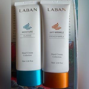 set of 3 hand creams new in boxes Korea hard to find Laban vanilla moisture